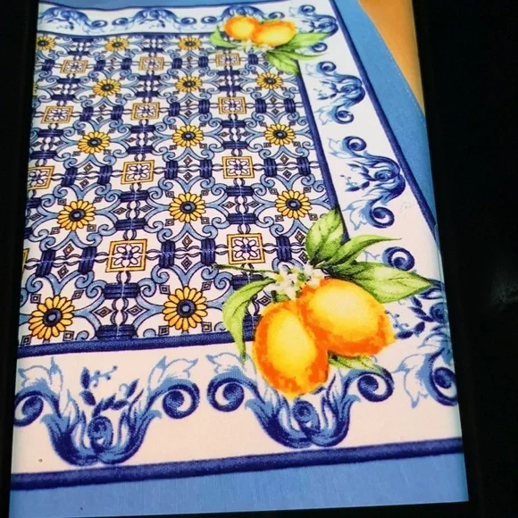 5 Placemats Brand New with Labels. Modern Southern Home Al Fresco Blue & White. - Picture 7 of 14